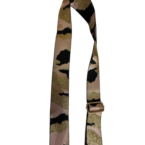 🎸 Adjustable Glitter Camo Purse Guitar Strap – 41 - Picture 1 of 4